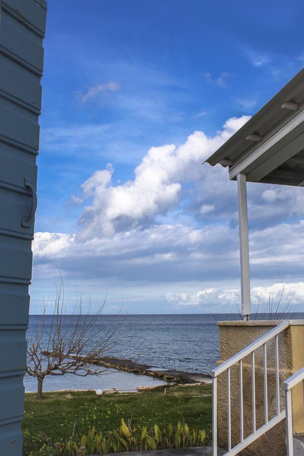 Pelagion II Sea Coral - Beachfront Holiday Home Kypseli Eksteriør billede