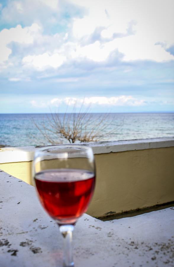 Pelagion II Sea Coral - Beachfront Holiday Home Kypseli Eksteriør billede