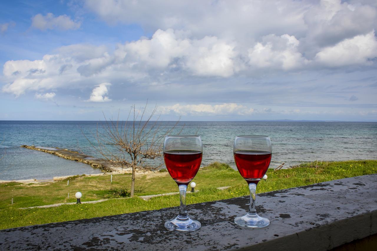 Pelagion II Sea Coral - Beachfront Holiday Home Kypseli Eksteriør billede